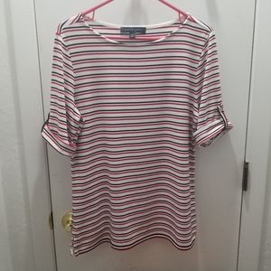 Tommy Hilfiger Striped Shirt Red White Blue